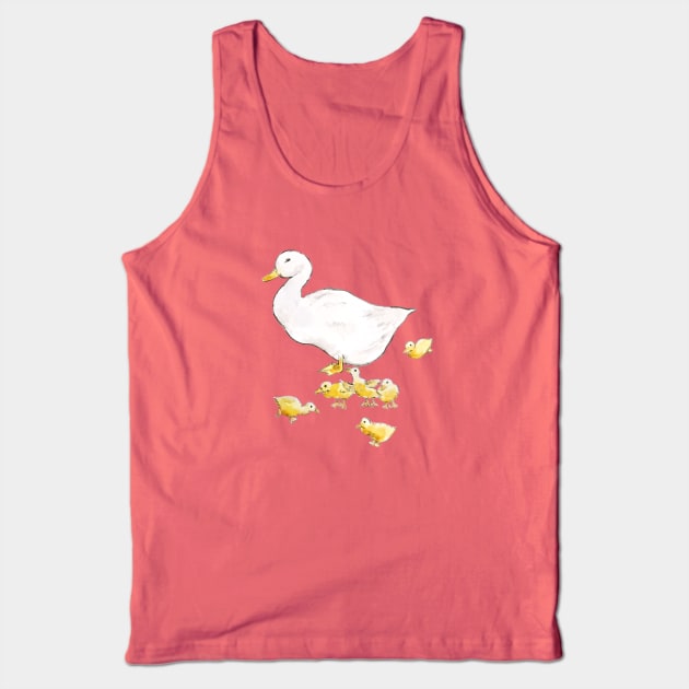 Jemina Duck with ducklings  peter rabbit Rabbit  Beatrix Potter Tank Top by colorandcolor